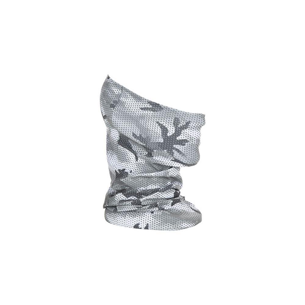 Simms Neck Gaiter in Hex Flo Camo Steel